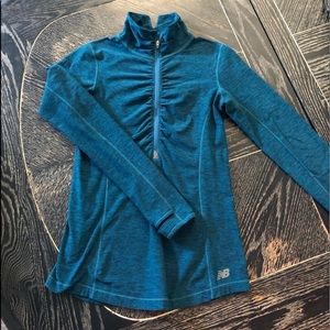New Balance half zip, long sleeve top